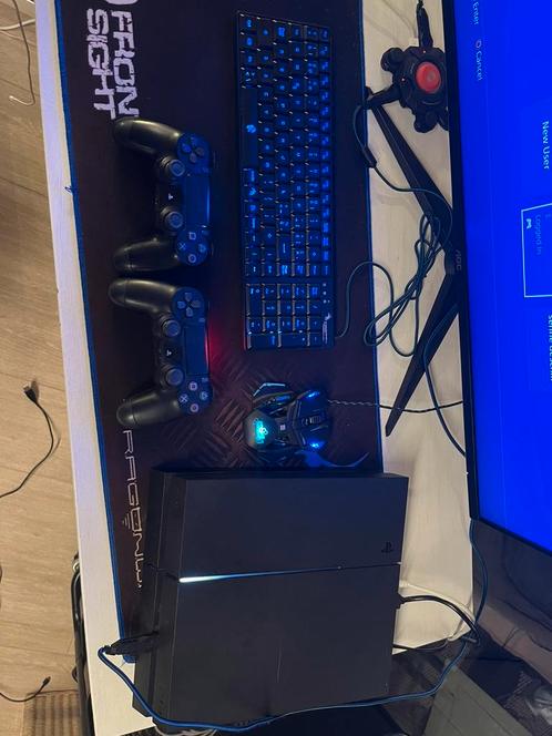 Ps4+toebehoren, Games en Spelcomputers, Spelcomputers | Sony PlayStation 4, Zo goed als nieuw, Ophalen