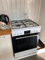 Gasfornuis met elektrische oven, merk Bosch, 60 cm of meer, 4 kookzones, Hete lucht, Vrijstaand