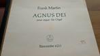 Agnus Dei orgel - Frank Martin, Comme neuf, Orgue, Artiste ou Compositeur, Enlèvement ou Envoi
