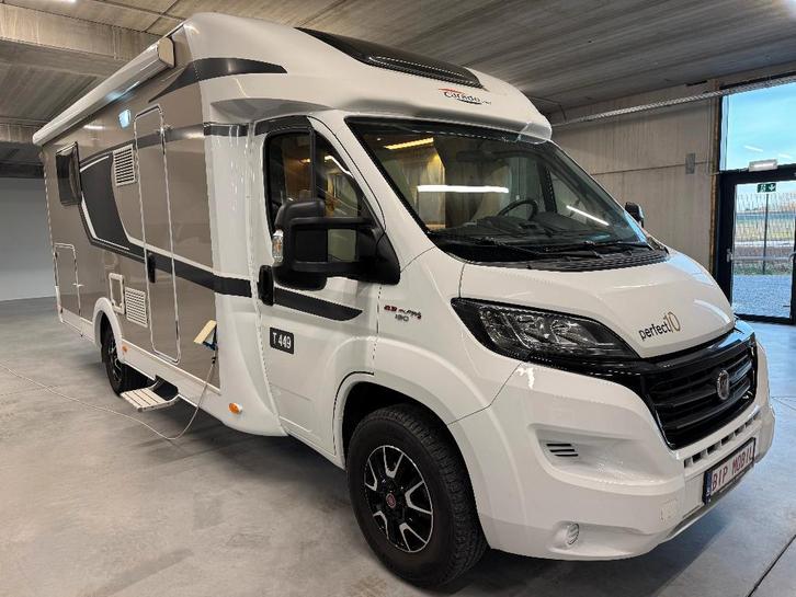 Carado T 449 perfect 10, Caravans en Kamperen, Mobilhomes, Bedrijf, tot en met 4, Half-integraal, Carado, Fiat, Diesel, Handgeschakeld