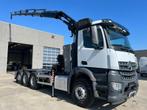 Mercedes Arocs 3240 met kraan 192.5 en containersysteem 2017, Auto's, Vrachtwagens, Te koop, Cruise Control, Stof, Automaat