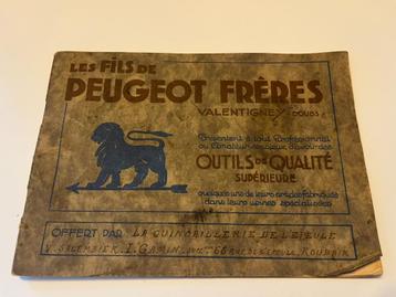 Oude Peugeot Frères catalogus beschikbaar voor biedingen