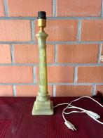Hoge lampenvoet uit marmer, Huis en Inrichting, Lampen | Tafellampen, Ophalen of Verzenden, Zo goed als nieuw