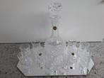 Karaf cristal d'arques + 10 glazen cristal d'arques, Antiek en Kunst, Ophalen