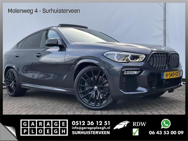 BMW X6 xDrive40i M-Sport Luchtvering 360cam Pano HK Elek.Tre, Auto's, BMW, Bedrijf, X6, 4x4, ABS, Adaptieve lichten, Adaptive Cruise Control