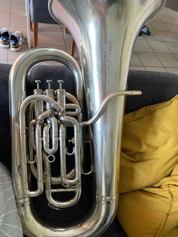 Bastuba Mib/Eb Boosey et Hawkes-Imperial, Musique & Instruments, Enlèvement, Utilisé, Tuba en Mi, Avec valise ou sac