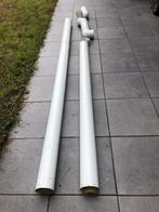 Concentrische rookgasbuizen d80/125 1m  en bochten, Ophalen, Zo goed als nieuw, Aardgas, 6 t/m 10 jaar oud