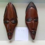 Afrikaanse maskers koppeltje zgan  Malawi, Ophalen of Verzenden