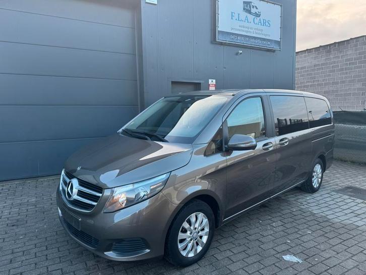MERCEDES V KLASSE DUBBEL CABINE AUTOMAAT NAVI LEER EURO6D, Auto's, Bestelwagens en Lichte vracht, Bedrijf, Te koop, ABS, Achteruitrijcamera