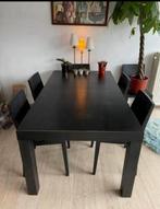 Tafel merk Habitat (uitschuifbaar), Huis en Inrichting, Tafels | Eettafels, Ophalen, Gebruikt, Eikenhout, 200 cm of meer