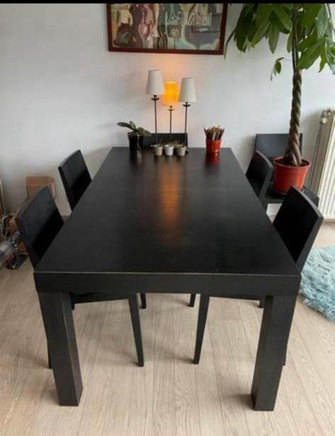 Tafel merk Habitat (uitschuifbaar), Huis en Inrichting, Tafels | Eettafels, Gebruikt, 50 tot 100 cm, 200 cm of meer, Vijf personen of meer
