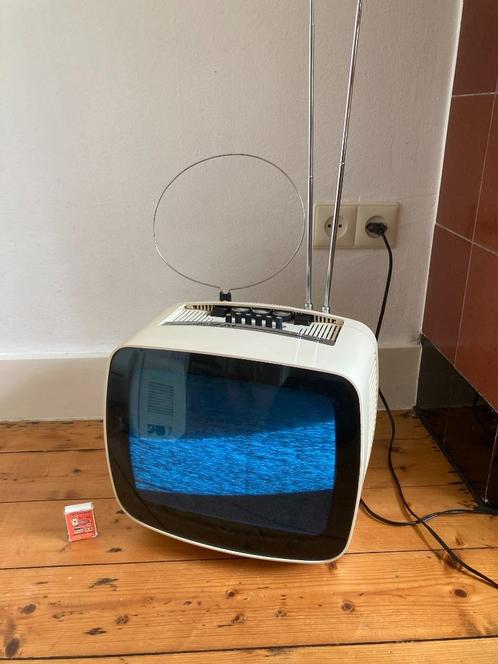 Antenne circulaire TV Indesit T12SI 761 space age seventies, TV, Hi-fi & Vidéo, Télévisions vintages, Utilisé, Moins de 40 cm