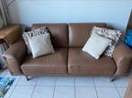 Ruime lederen 2zit en 1 zit van Natuzzi Editions te koop, Huis en Inrichting, Zetels | Zetels, Ophalen, Zo goed als nieuw