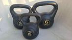 set kettlebell 2, 4 et 6 kg, Sports & Fitness, Équipement de fitness, Enlèvement, Utilisé, Kettlebell