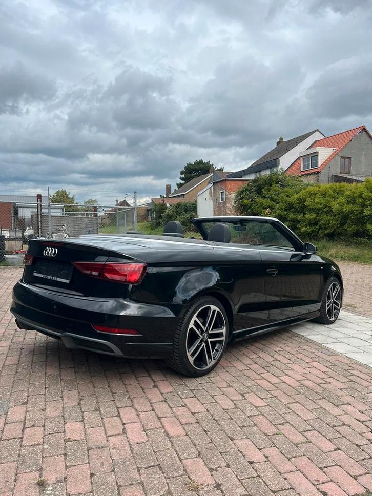 Audi a3 cabrio, Auto's, Audi, Particulier, A3, Benzine, Euro 6, Cabriolet, 3 deurs, Automaat, Zwart, Zwart, Ophalen