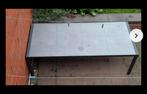 Grijze, grote tuintafel, Tuin en Terras, Ophalen, Gebruikt, Rond
