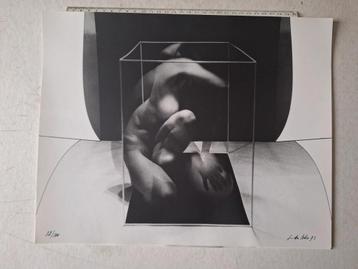 Vier kunstfoto's Guido Jendritzko met naakte vrouwen 1973 beschikbaar voor biedingen