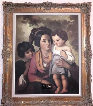 Schilderij "moeder met kinderen" beschikbaar voor biedingen