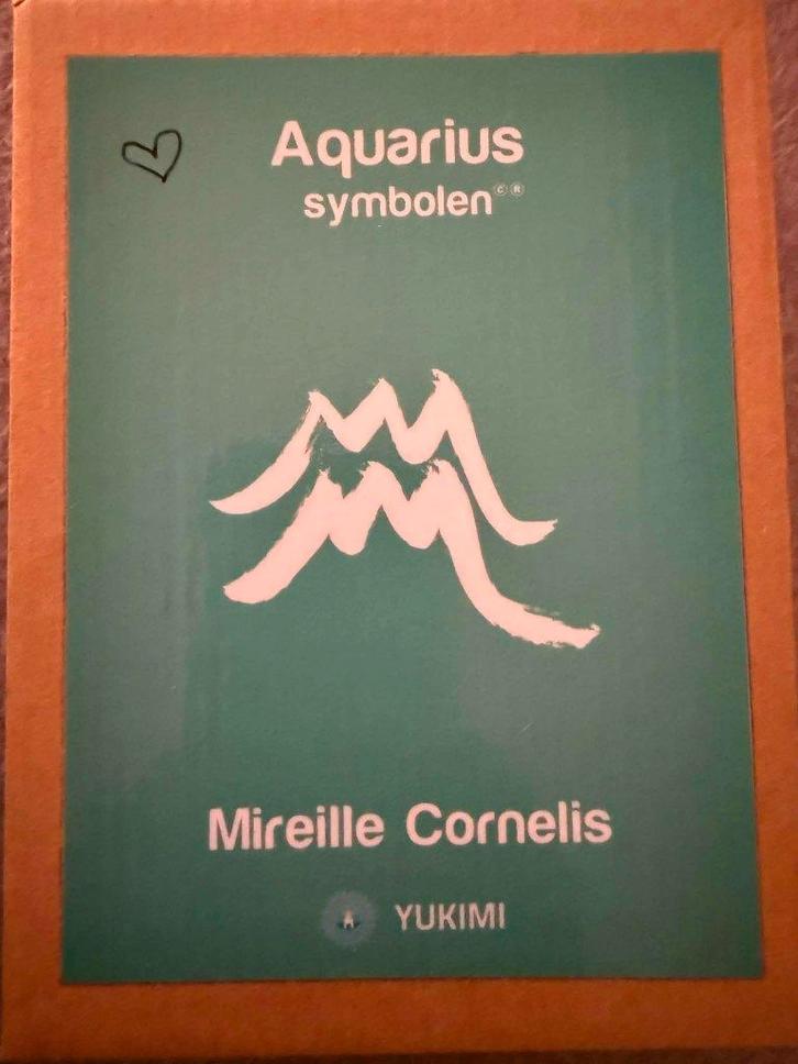Aquariussymbolen kaarten, Boeken, Esoterie en Spiritualiteit, Zo goed als nieuw, Overige typen, Spiritualiteit algemeen, Ophalen of Verzenden