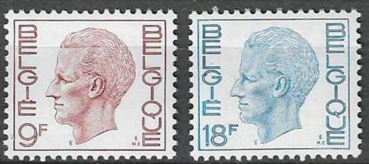 Belgie 1979 - OBP 1962-1963 - Boudewijn - Type Elstrom (PF), Postzegels en Munten, Postzegels | Europa | België, Postfris, Koninklijk huis