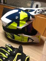 Airoh crosshelm en ufo handschoenen, Motoren, Ophalen