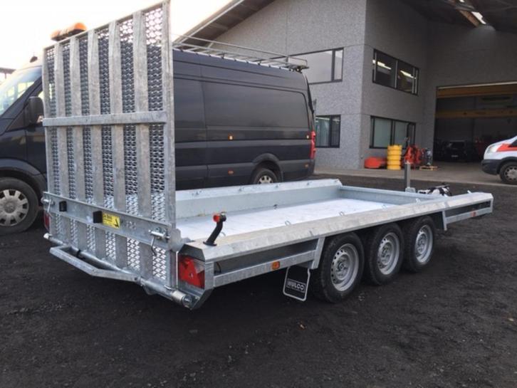 aanhangwagen / remorque merk HULCO 3 asser  5 jaar, Auto diversen, Aanhangers en Bagagewagens, Zo goed als nieuw, Ophalen