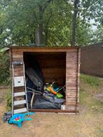 Gratis Tuinhuis, Tuin en Terras, Gebruikt, Tuinhuis, Minder dan 200 cm, Hout
