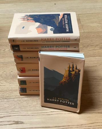 Alle 7 Harry Potter boeken in Zweeds (svenska) J.K. Rowling