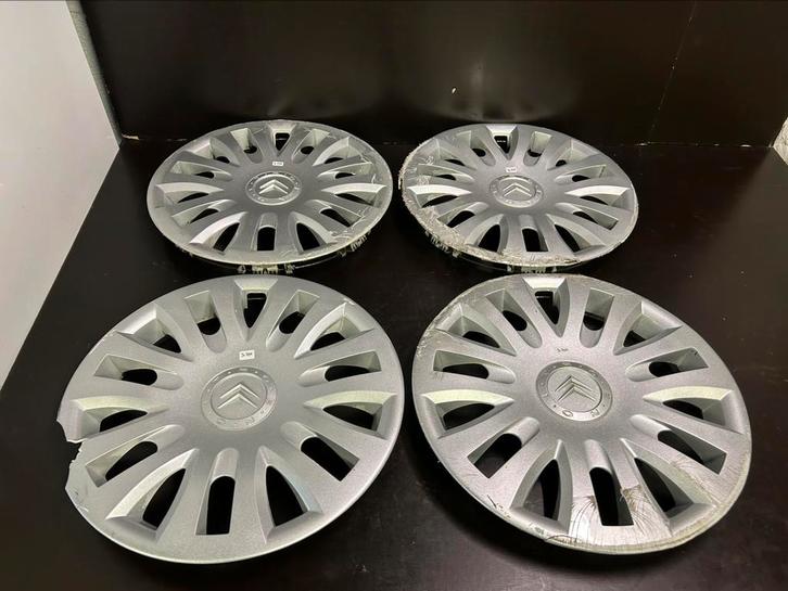 4 wieldoppen Citroën C2 C3 saxo berlingo 14", Auto diversen, Wieldoppen, Gebruikt, Ophalen of Verzenden