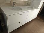 Zeer degelijke badkamer meubel + spiegelkast en Grohe kranen, Huis en Inrichting, Badkamer | Badkamermeubels, Ophalen, Gebruikt