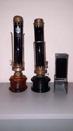 Collectie van 3 antieke doka lampen ( Massivrubin Decoudun ), Audio, Tv en Foto, Ophalen, Gebruikt