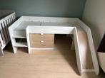 Kinderbed met schuifaf, Kinderen en Baby's, Ophalen, 85 tot 100 cm, Zo goed als nieuw, Hoogslaper of Stapelbed