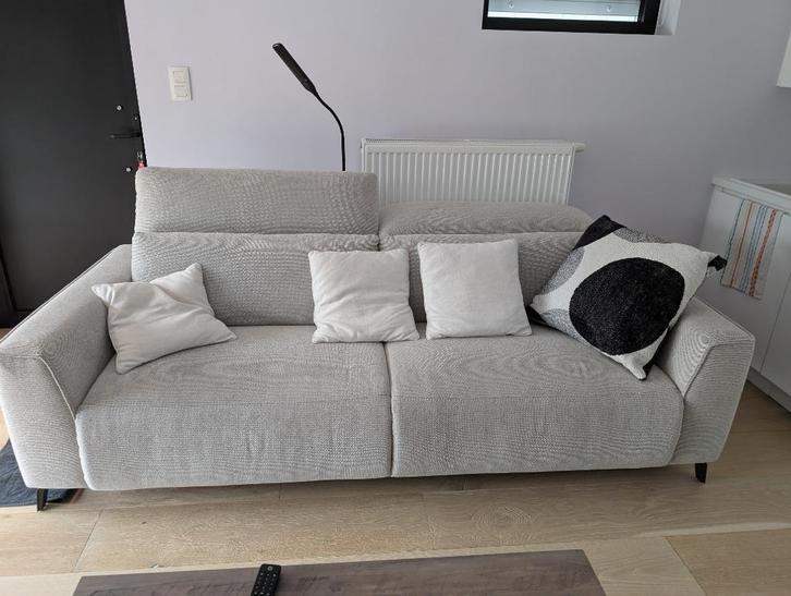 Relaxzetel elektrisch, Huis en Inrichting, Fauteuils, Zo goed als nieuw, Stof, 125 cm of meer, 100 tot 125 cm, Ophalen