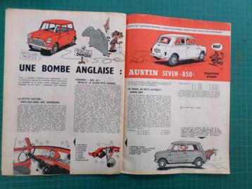 Austin seven 850 - article illustré - 1959, Enlèvement ou Envoi, Utilisé, Autres types