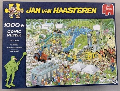 Puzzle Jan van Haasteren 1000 pièces. Le Movie Set complet J, Hobby & Loisirs créatifs, Sport cérébral & Puzzles, Utilisé, Envoi