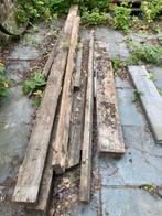 Houten balken / brandhout, Tuin en Terras, Palen, Balken en Planken, Ophalen, Gebruikt, Balken