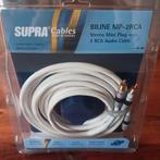 Câble Mini-Jack vers RCA Supra Cables 4m neuf, Enlèvement ou Envoi, Neuf, 2 à 5 mètres, Autres câbles