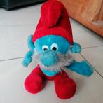 pluche Grote Smurf 1979 Schleich, Verzamelen, Smurfen, Ophalen, Gebruikt, Grote Smurf