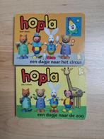2 Hopla boeken: een dagje zoo, een dagje naar het circus, Boeken, Bert Smets, 1 tot 2 jaar, Ophalen, Gelezen