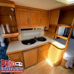 Hobby Prestige 495 UFe 2002, Caravans en Kamperen, Caravans, Hobby, Bedrijf, Luifel, 6 tot 7 meter