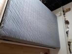 Bed twijfelaar, Ophalen, Wit, 140 cm, Twijfelaar