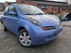 NISSAN MICRA/1200cc BENZINE/AIRCO/GEKEURD/12 MAAND GARANTIE, Auto's, Blauw, Grijs, Euro 4, 3 deurs