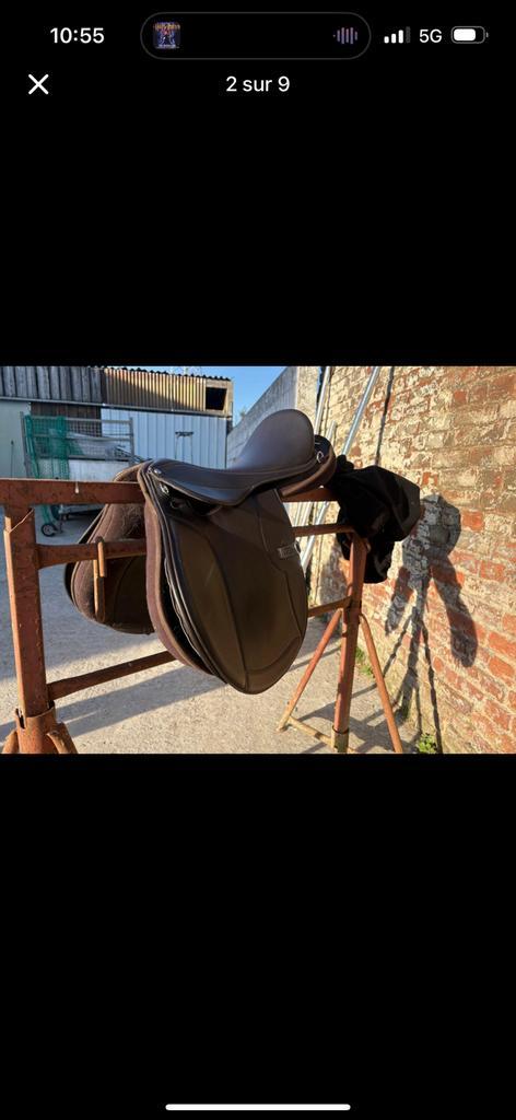 Selle norton 18p, Dieren en Toebehoren, Paarden en Pony's | Zadels, Zo goed als nieuw, Ophalen