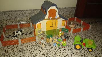 Playmobil 3072 de playmobil-boerderij + tractor + extra, Kinderen en Baby's, Speelgoed | Playmobil, Ophalen of Verzenden, Zo goed als nieuw