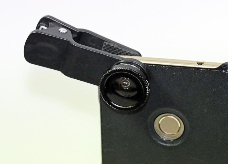 Set voorzetlenzen voor smartphone : Fish-eye en macro, Telecommunicatie, Mobiele telefoons | Toebehoren en Onderdelen, Ophalen