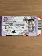 Oud Ticket voetbal RSC Anderlecht - KRC Genk, Losse kaart, Eén persoon, Maart