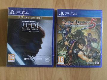 PS4 Jedi Fallen Order + Samurai Warriors 5 - nieuw beschikbaar voor biedingen