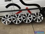 Nissan Chrome velgen 17 Inch 5x114.3, Gebruikt, Band(en)