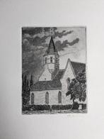 église - Juliaan Severin - gravure - dans cadre, Enlèvement ou Envoi