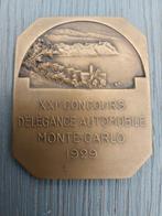 XXI Monte Carlo Concours D'Elegance - Automobiles plaque 192, Timbres & Monnaies, Pièces & Médailles, Bronze, Enlèvement ou Envoi